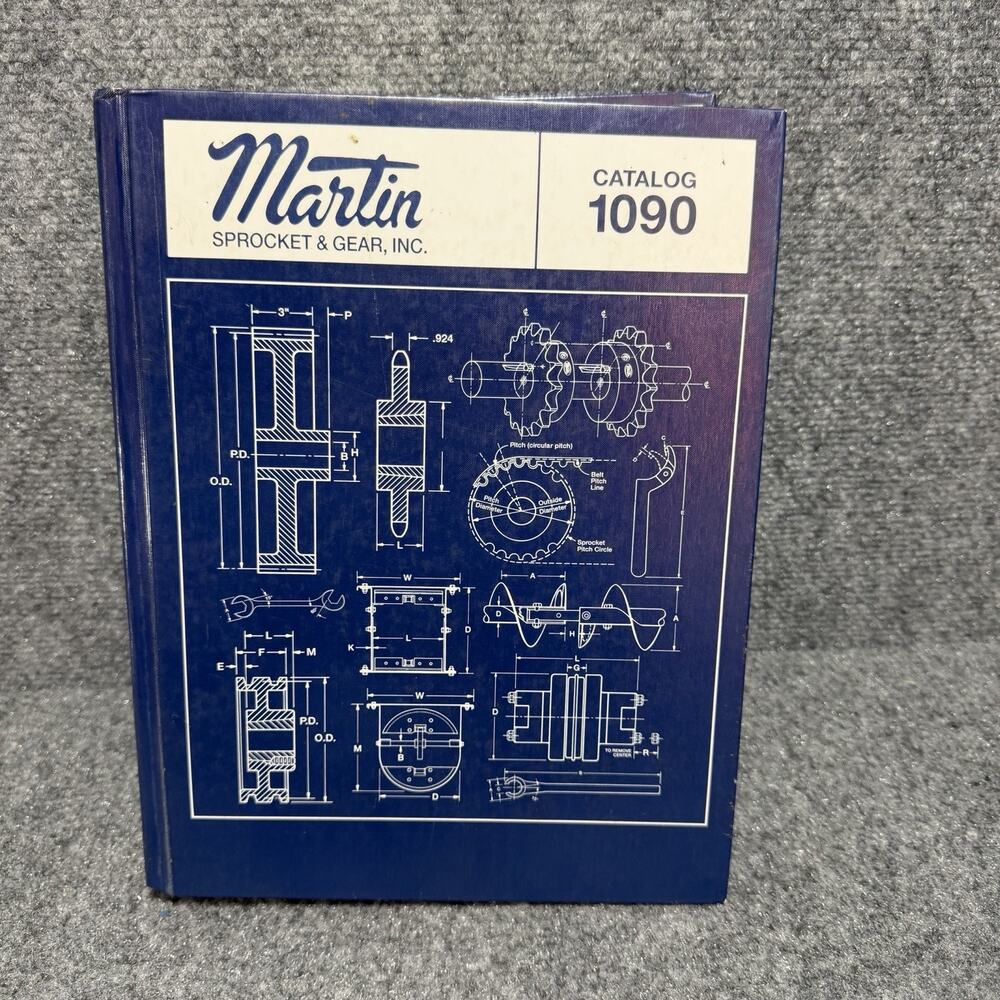 Martin Sprocket & Gear catalog, volume 1090. Hardcover Book- Arlington (1957)